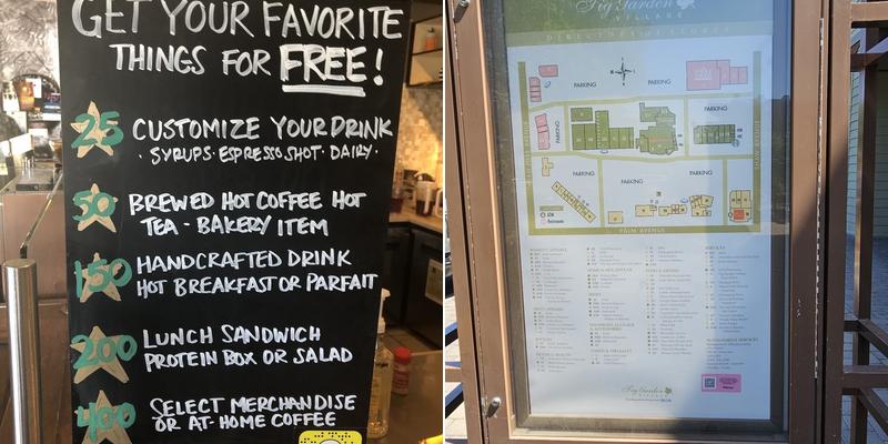 Starbucks Coffee Company Menu