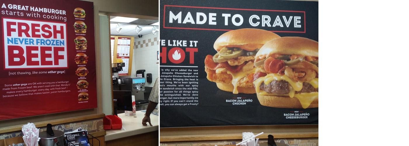 Wendy's Menu