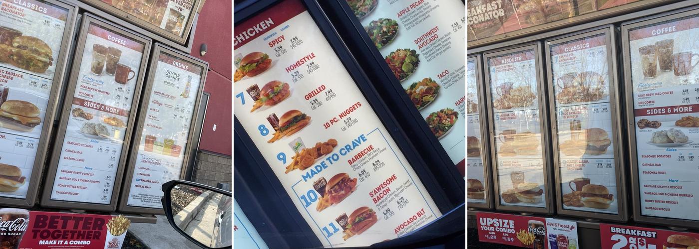 Wendy's Menu