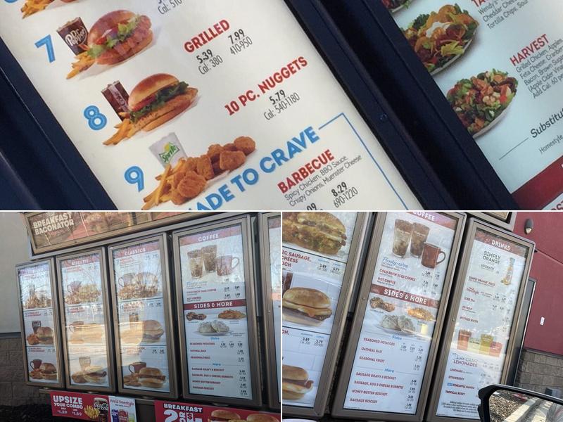 Wendy's Menu