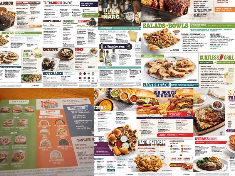 Chili's Grill & Bar Menu