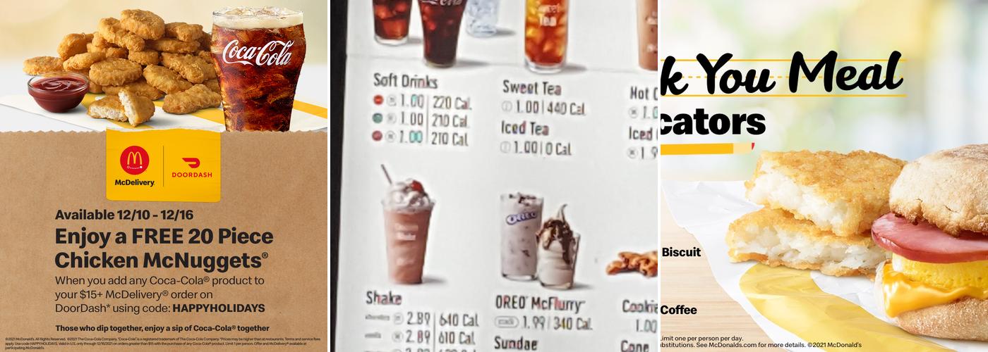 McDonald's Menu