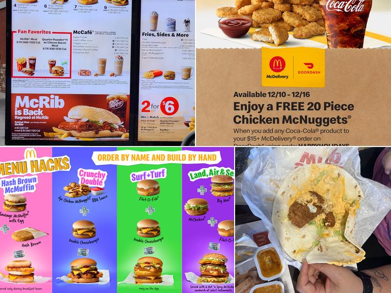 McDonald's Menu