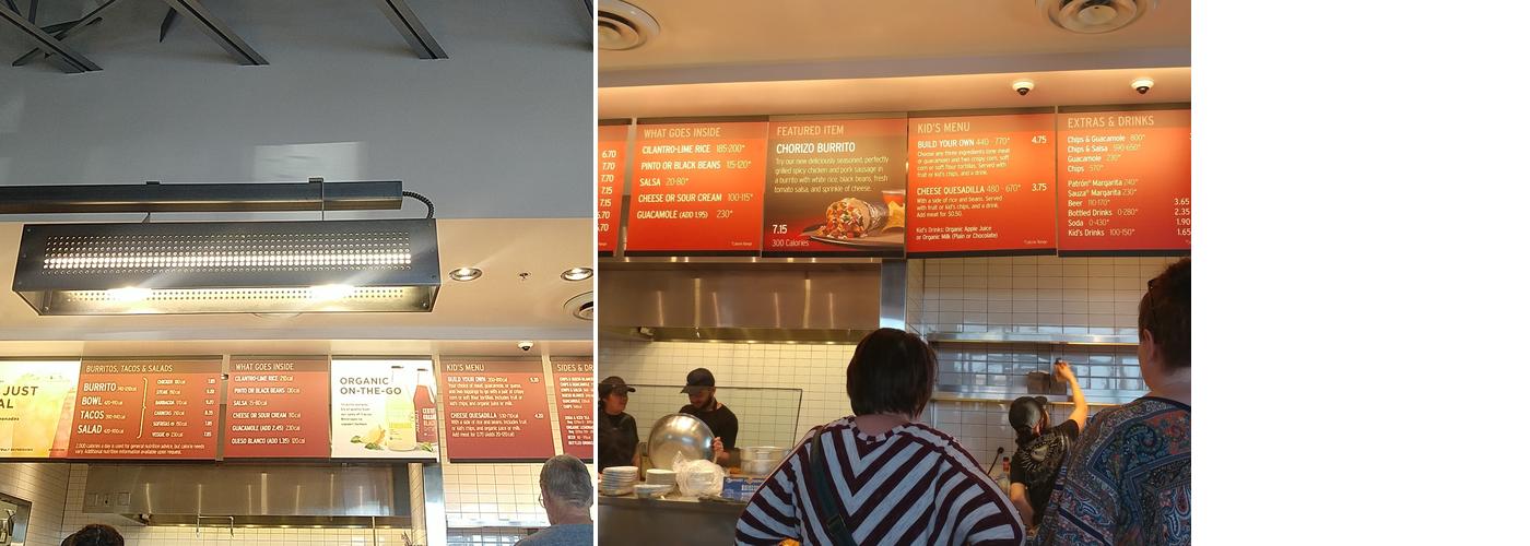 Chipotle Mexican Grill Menu