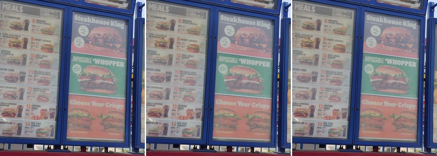 Burger King Menu