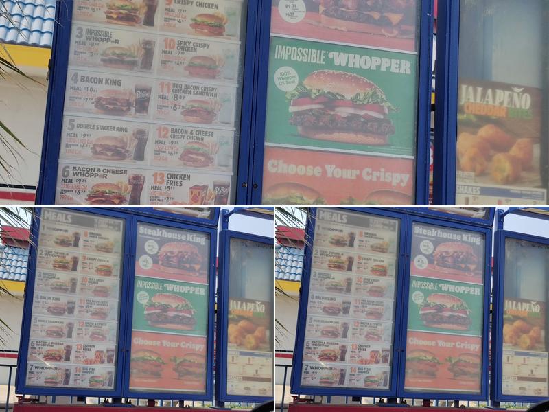 Burger King Menu
