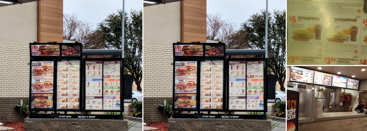 Burger King Menu