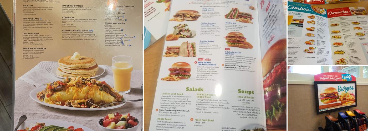 IHOP Menu