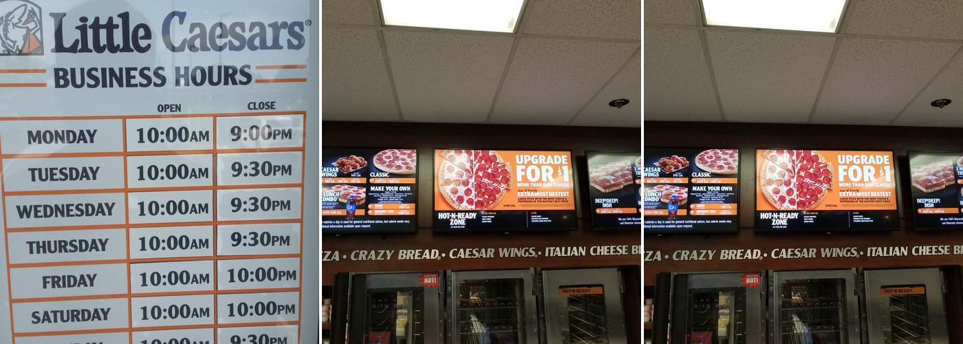 Little Caesars Pizza Menu