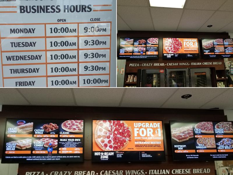 Little Caesars Pizza Menu