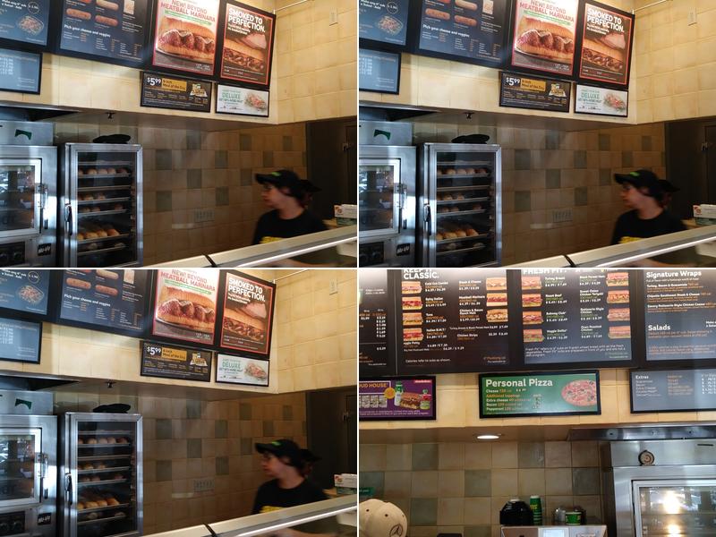 Subway Menu