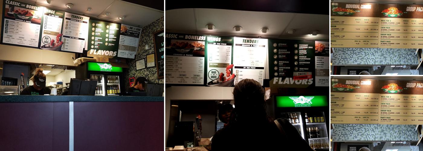 Wingstop Menu