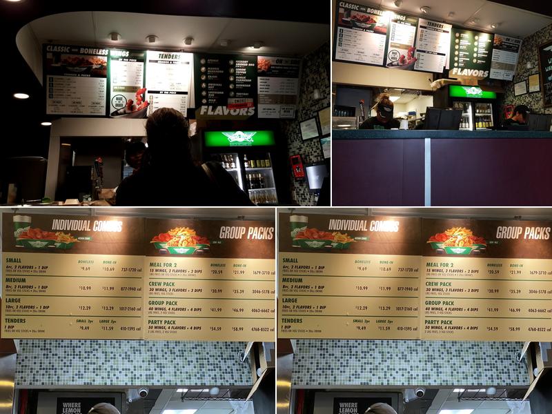 Wingstop Menu