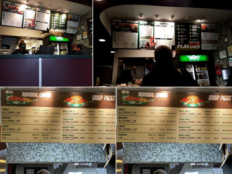 Wingstop Menu