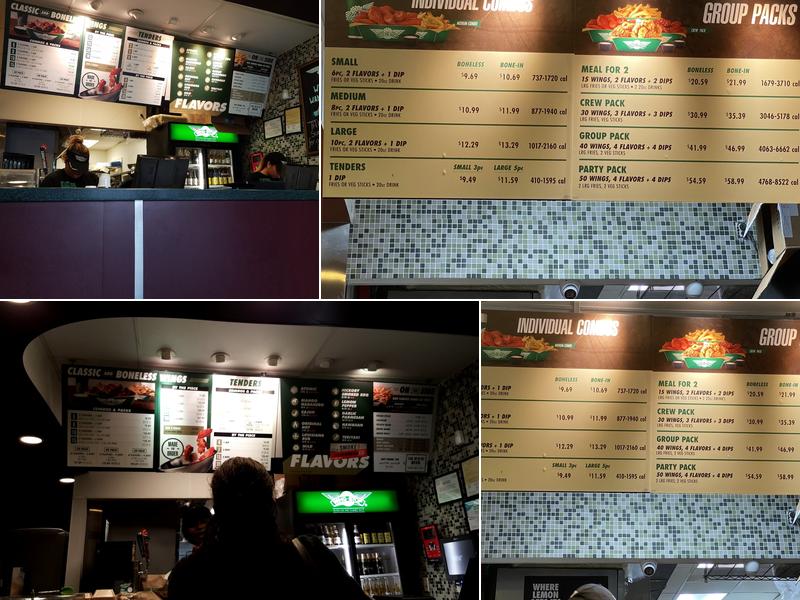 Wingstop Menu