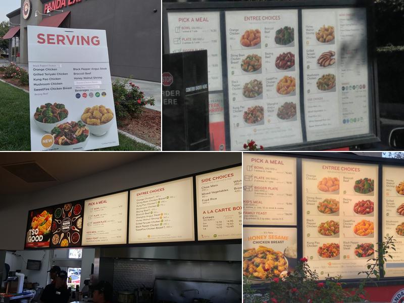 Panda Express Menu