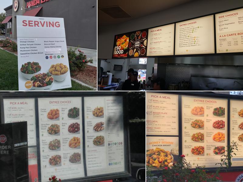 Panda Express Menu