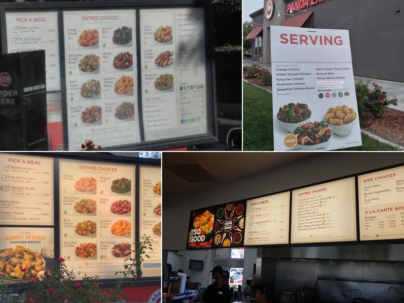 Panda Express Menu