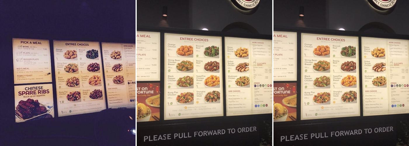 Panda Express Menu