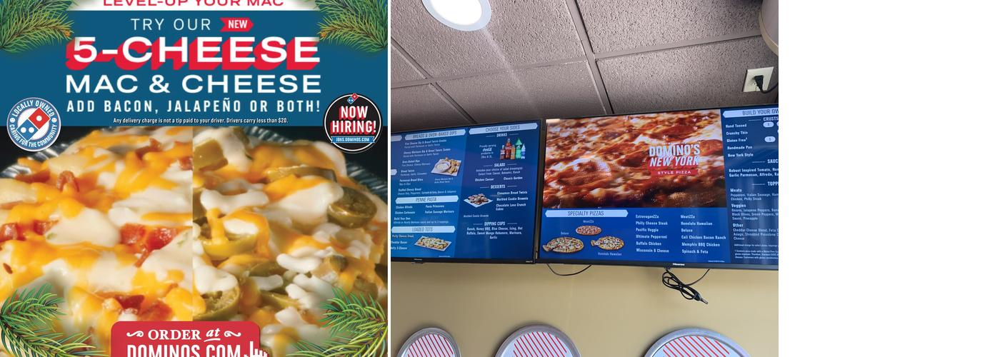 Domino's Pizza Menu