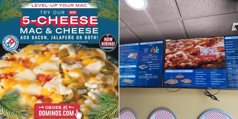 Domino's Pizza Menu