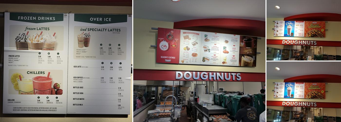 Krispy Kreme Menu