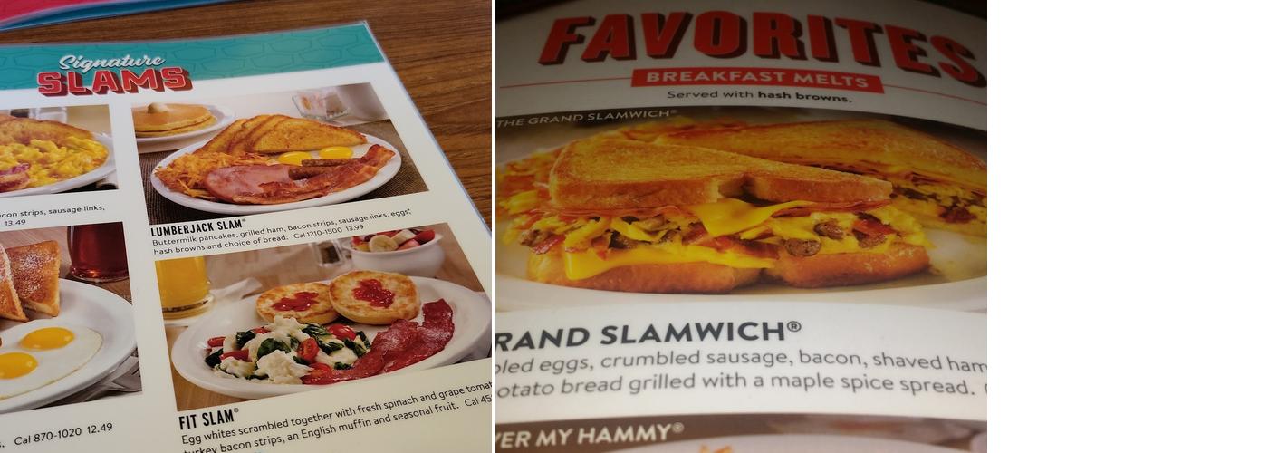 Denny's Menu