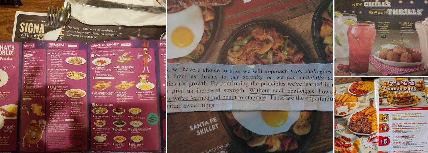 Denny's Menu