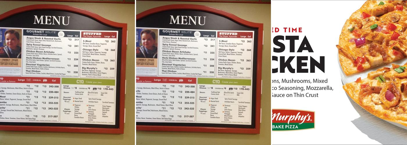 Papa Murphy's | Take 'N' Bake Pizza Menu