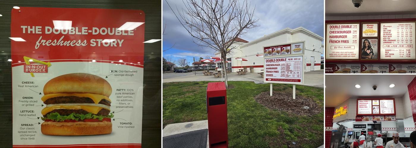 In-N-Out Burger Menu
