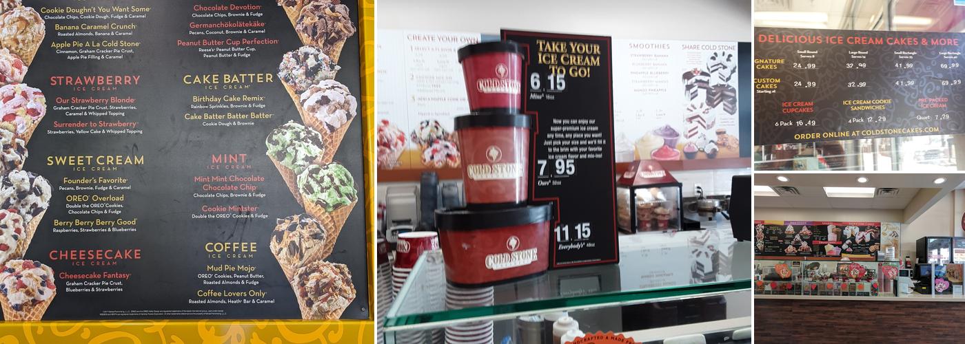 Cold Stone Creamery Menu