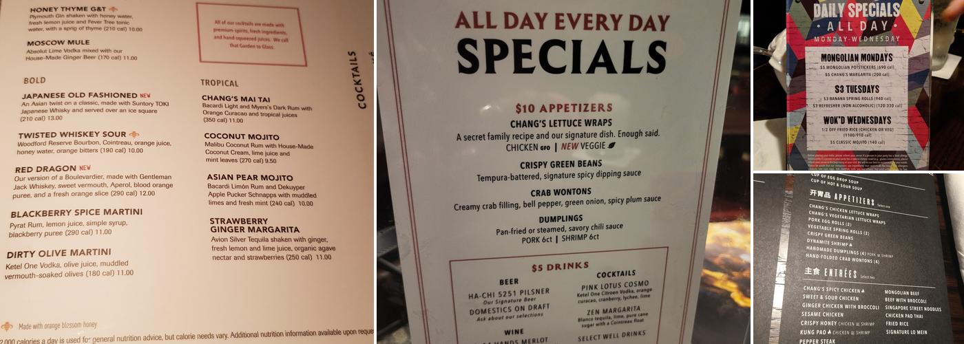 P.F. Chang's Menu