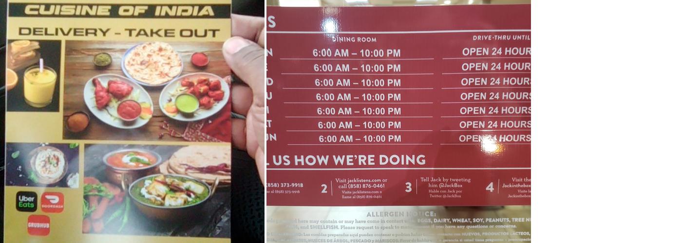 Jack in the Box Menu