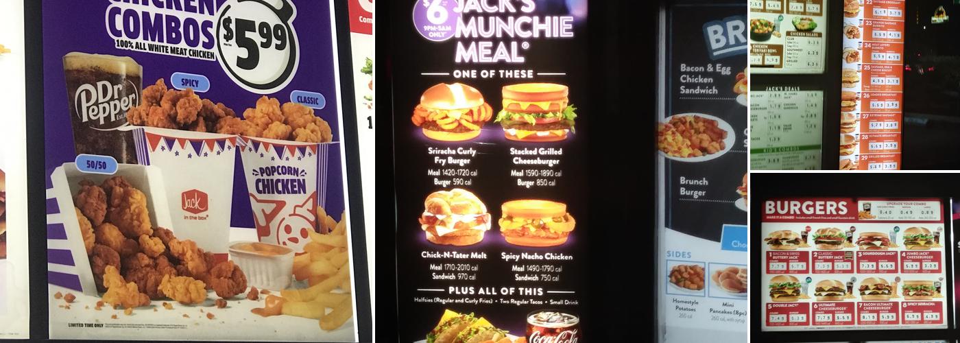 Jack In The Box Menu