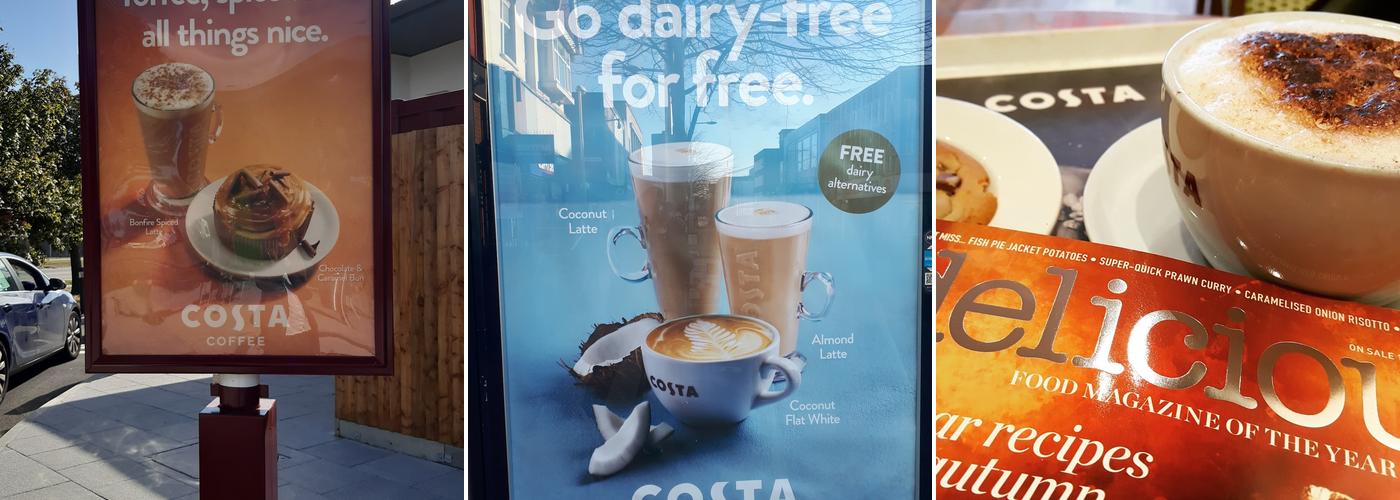 Costa Coffee Menu