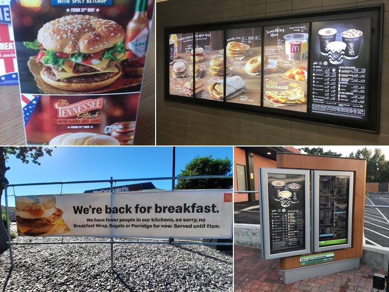 McDonald's Lowestoft Pakefield Menu