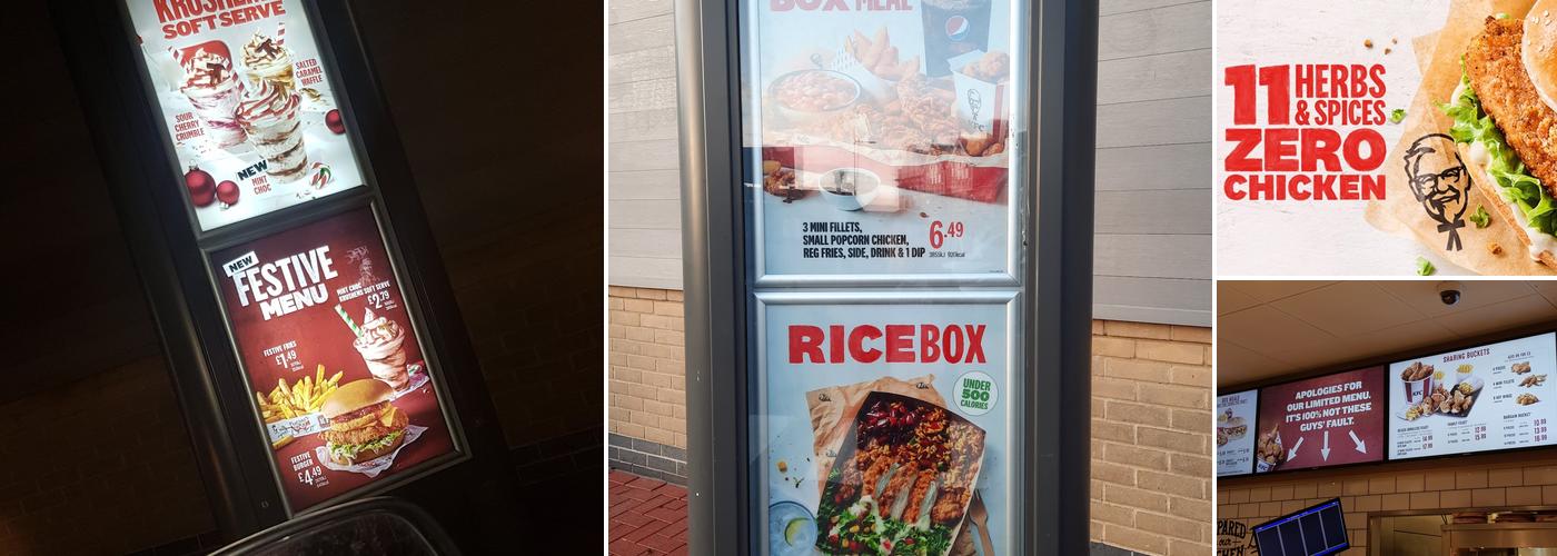 KFC Menu