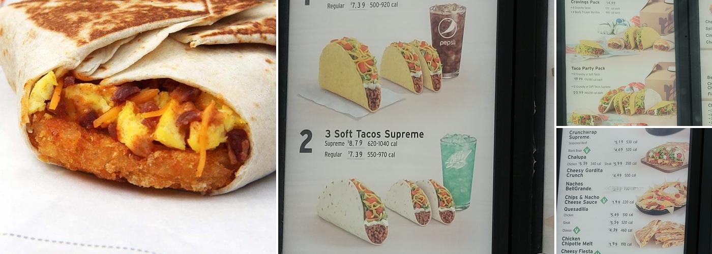 Taco Bell Menu
