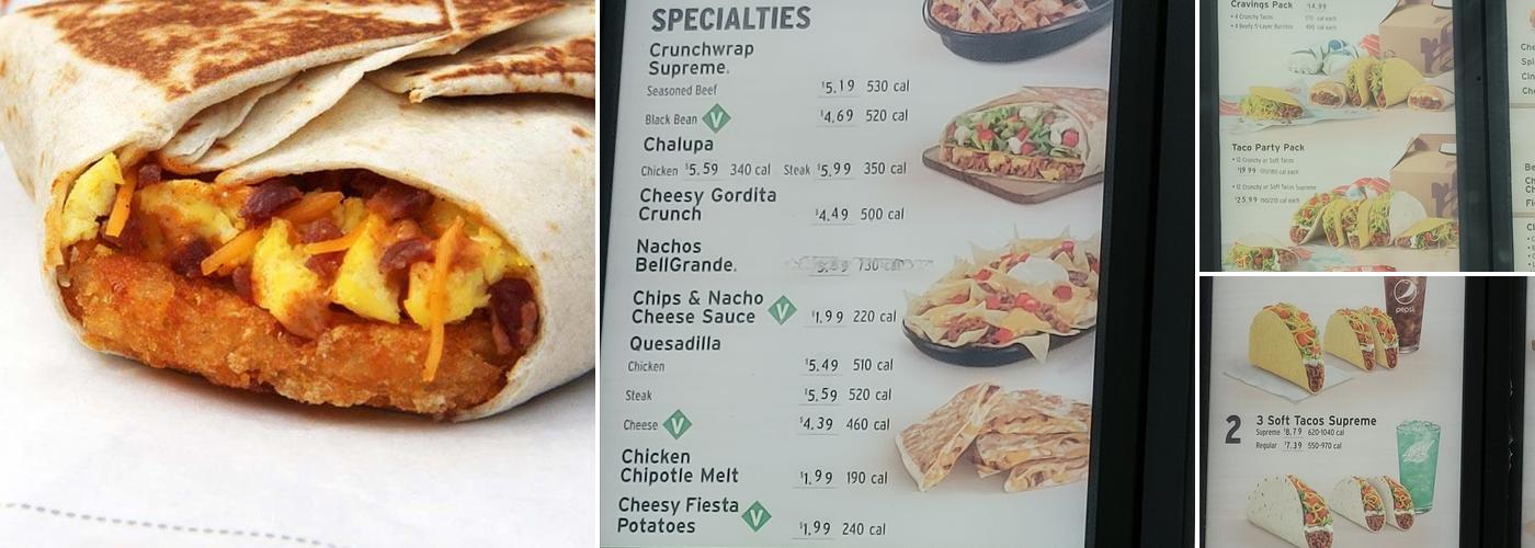 Taco Bell Menu