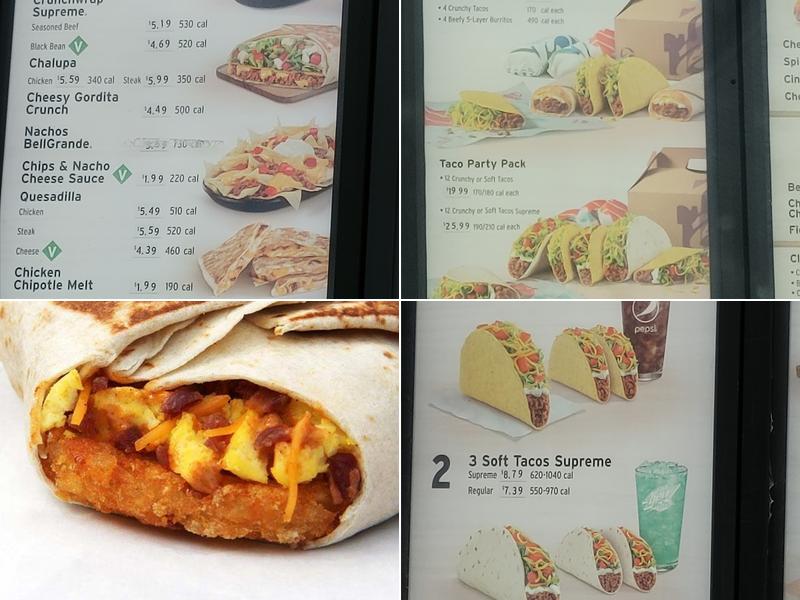 Taco Bell Menu