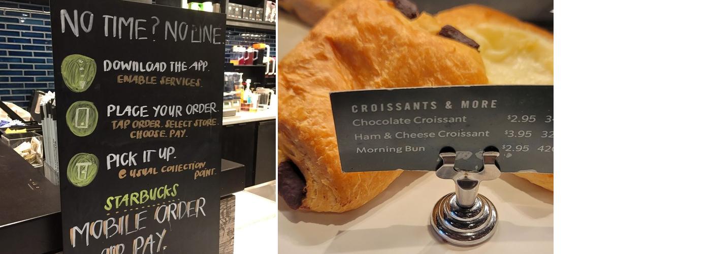 Starbucks Coffee Company Menu