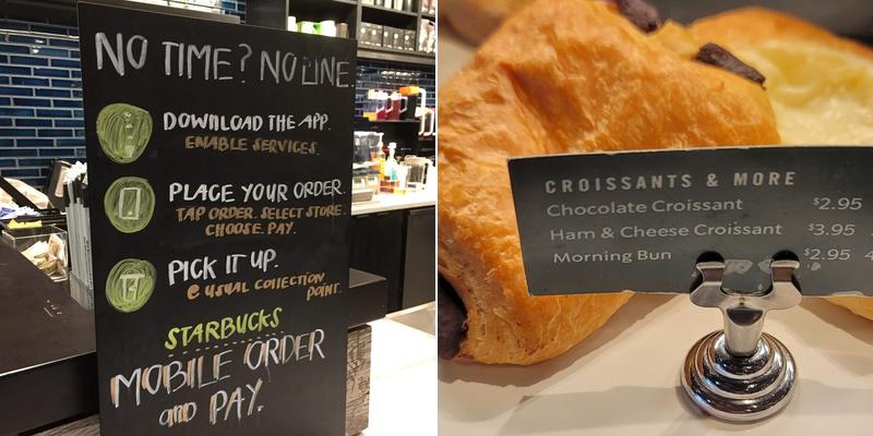 Starbucks Coffee Company Menu