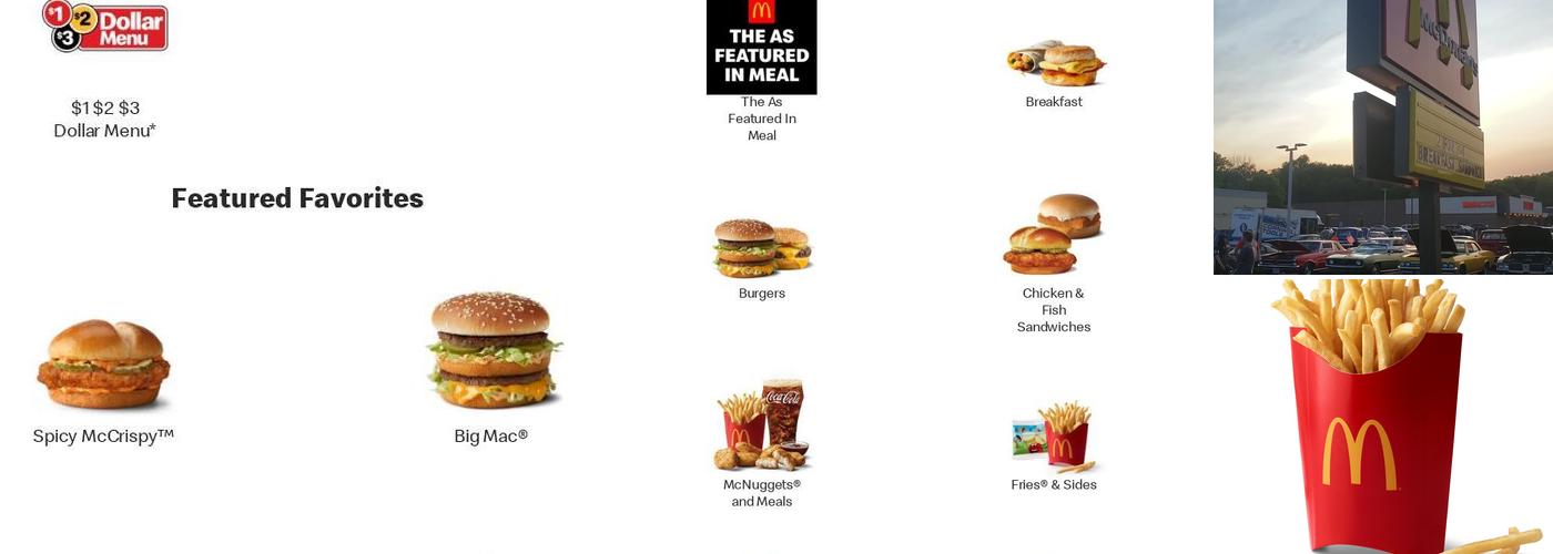 McDonald's Menu