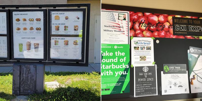 Starbucks Menu