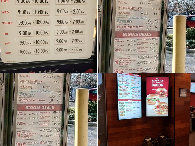 Wendy's Menu