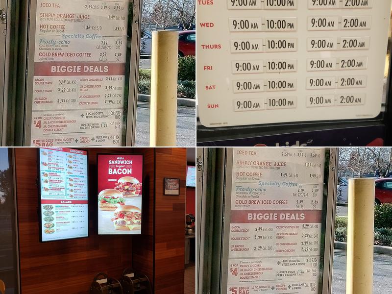 Wendy's Menu
