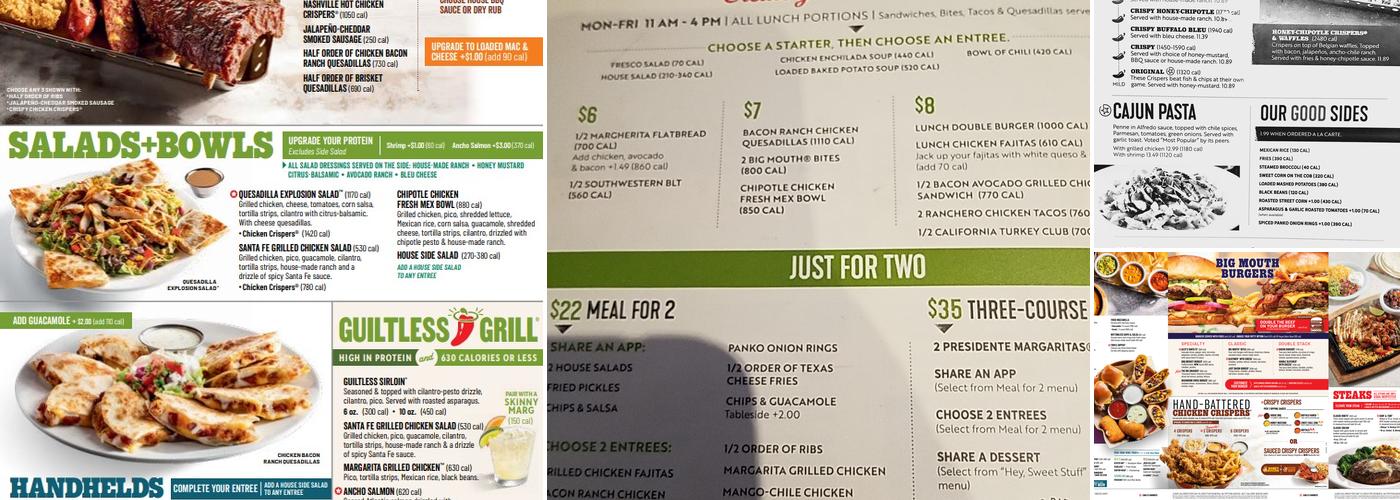 Chili's Grill & Bar Menu