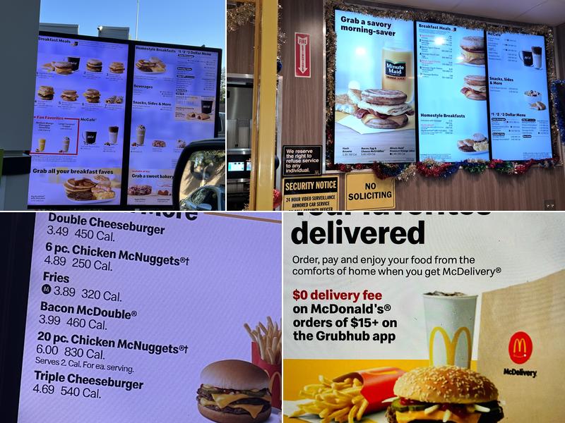 McDonald's Menu