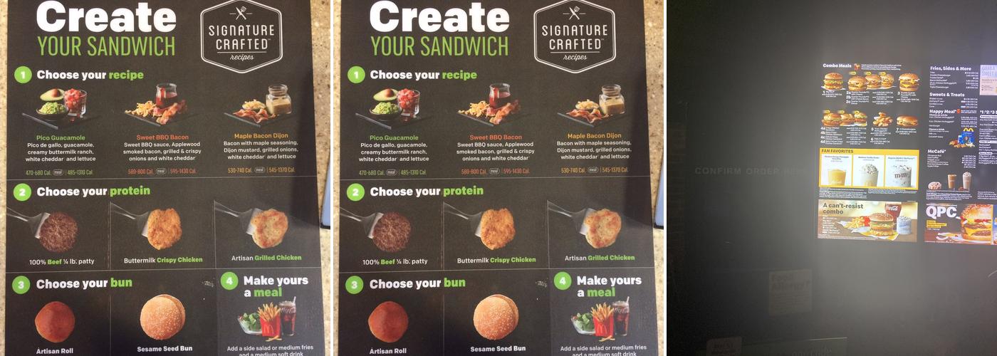 McDonald's Menu