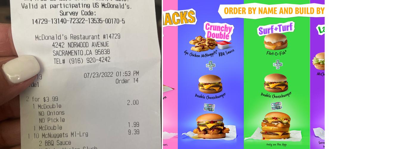 McDonald's Menu